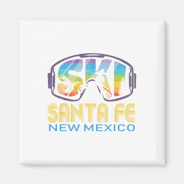 Ski Santa Fe New Mexico Skiurlaub  Magnet (Vorne)
