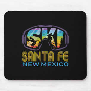 Ski Santa Fe New Mexico Skiurlaub Mousepad