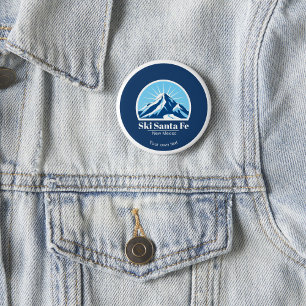 Ski Santa Fe Skiort New Mexico Button