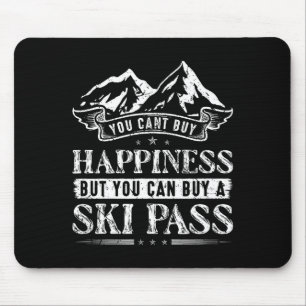 Ski-Schnee-Berge Skifahren Mousepad