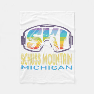 Ski Schuss Mountain Michigan Skiurlaub  Fleecedecke