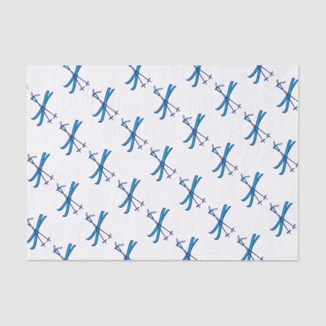 Ski Seidenpapier (Vorderseite)