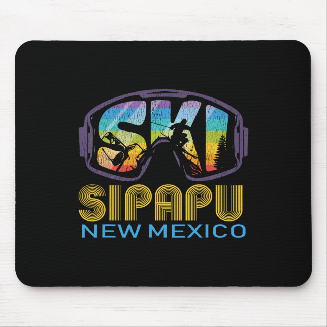 Ski Sipapu New Mexico Skiurlaub  Mousepad (Vorne)