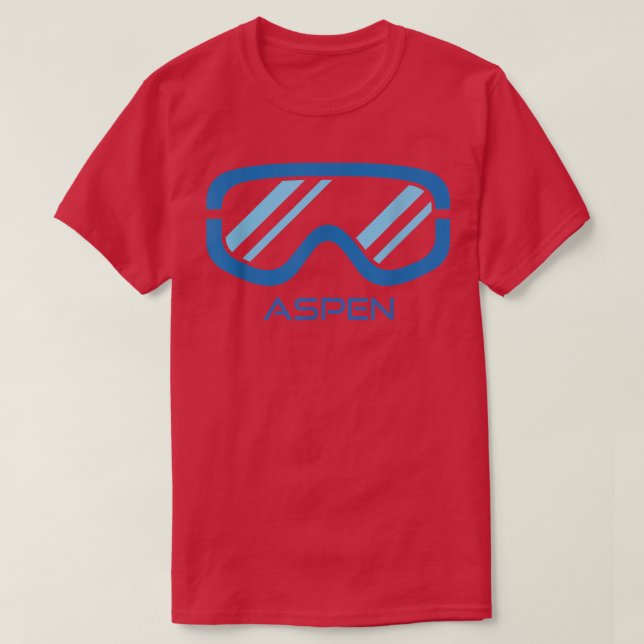 Ski & Snowboard Goggles  Aspen Colorado  T-Shirt (Design vorne)
