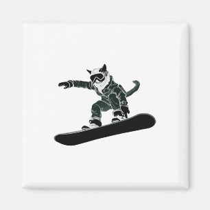 Ski Snowboard Goggles Funny Ski Snowboarden Ca Magnet