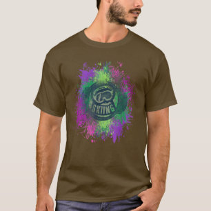 Ski Snowboard Natur Treehugger Skiing Mountain Ap T-Shirt