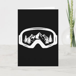 Ski Snowboard Skibrille Schnee Wintersport Skifahr Karte