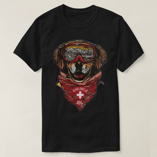 Ski Snowboard T-Shirt (Design vorne)
