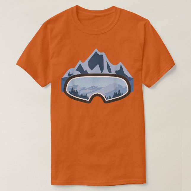 Ski Snowboard T-Shirt (Design vorne)