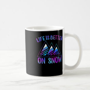 Ski Snowboarden ist besser auf Schnee Skilov Kaffeetasse