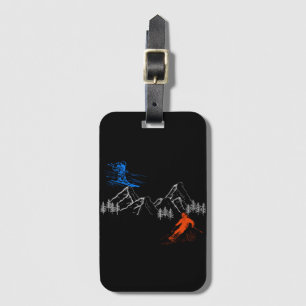 SKI SNOWBOARDLuggage Tag Gepäckanhänger