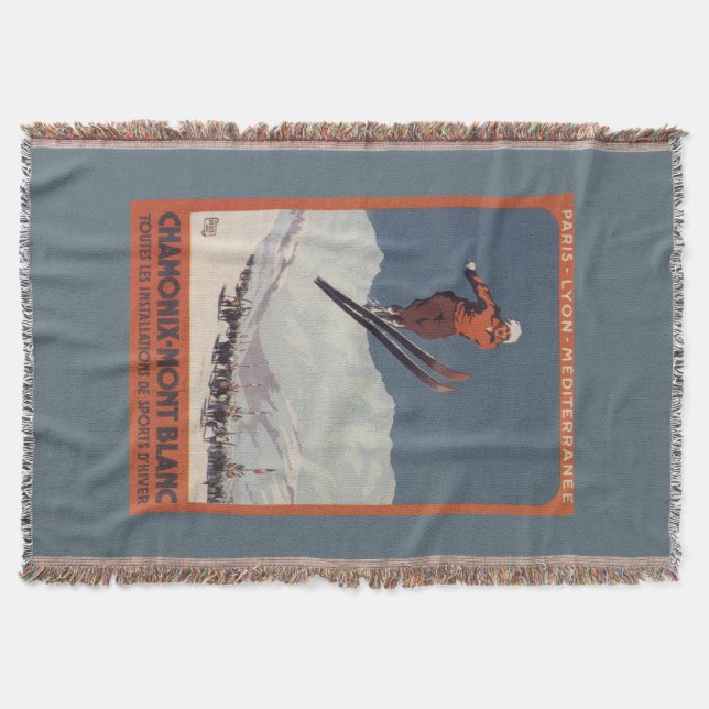 Ski-Sprung - PLM olympisches Promo-Plakat Decke (Vorderseite)