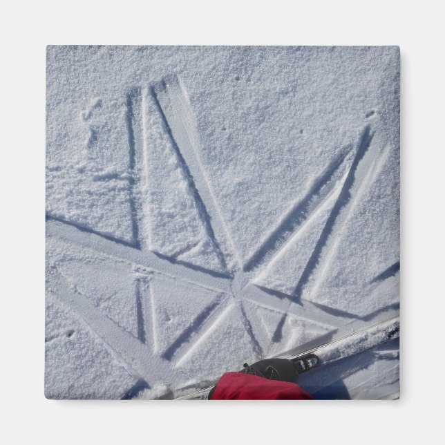 Ski Star Magnet (Vorne)