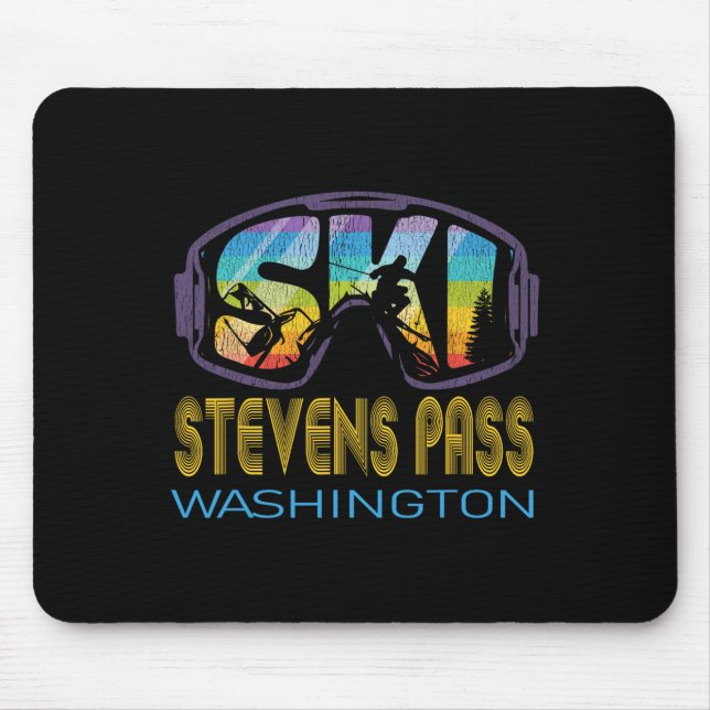 Ski Stevens P Washington Skiurlaub  Mousepad (Vorne)
