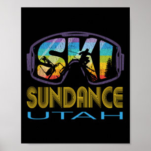 Ski Sundance Utah Skiferien Poster
