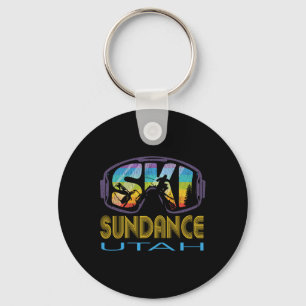 Ski Sundance Utah Skiurlaub Schlüsselanhänger