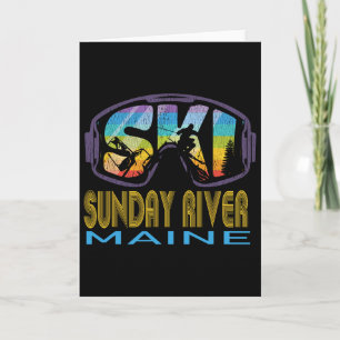 Ski Sunday River Maine Skiurlaub Karte