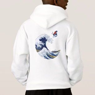 Ski sur la grande vague de Kanagawa Japonais