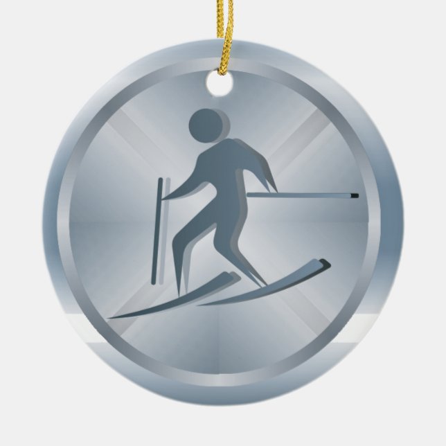 Ski-Tag/Ornament - SRF Keramikornament (Vorne)