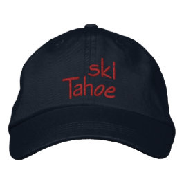 Ski Tahoe Bestickte Baseballkappe