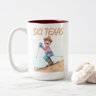Ski Texas Zweifarbige Tasse
