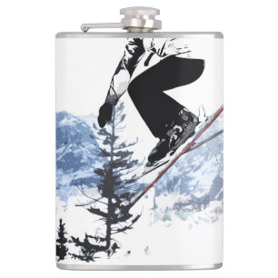 Ski the Rockies - Banff Canada Flachmann