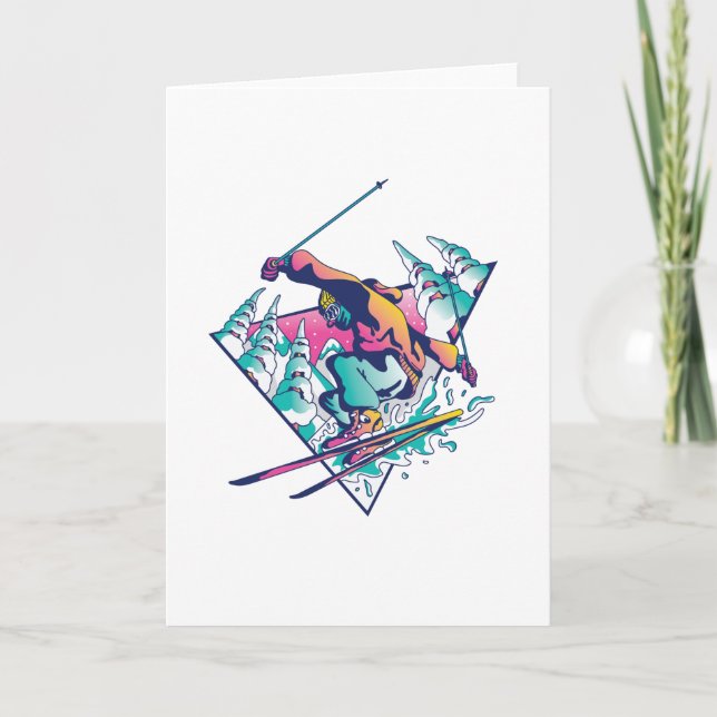 Ski Typ Karte (Vorderseite)