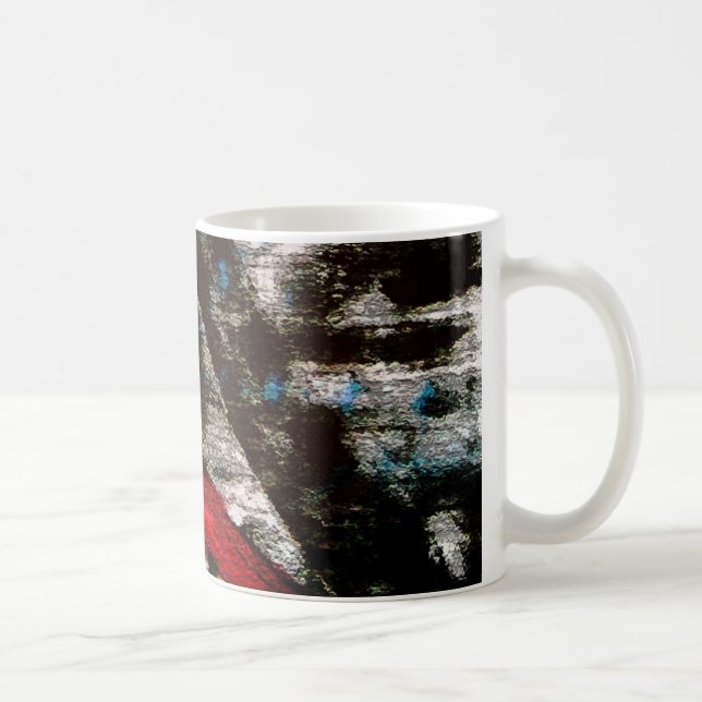 Ski-Unfall-Tasse Kaffeetasse (Rechts)