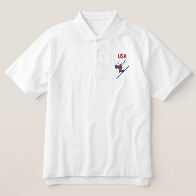 Ski USA Custom Personalisiert (Design Vorderseite)