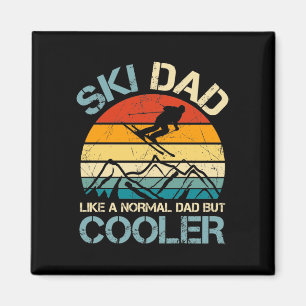Ski Vater - kein normaler Vater, sondern Cooler Magnet