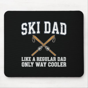 Ski-Vater Lustiger Skifahrer Skifahren Liebhaber W Mousepad