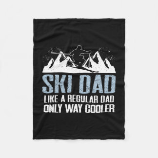 Ski-Vater Skivergnügen Skivergnügen Skiurlaub Skia Fleecedecke