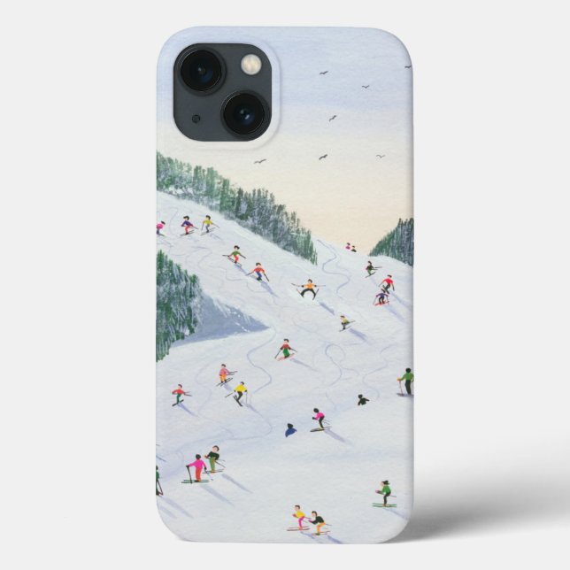 Ski-Vening 1995 Case-Mate iPhone Hülle (Rückseite)