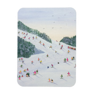 Ski-vening 1995 magnet
