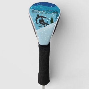 Ski Victory Slogan Golf Headcover