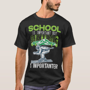 Ski Vintage Slogan Lustiger Skifahrer Giftr T-Shir T-Shirt