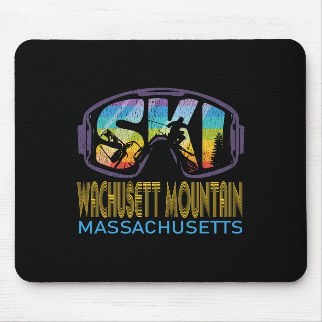 Ski Wachusett Mountain Machusetts Skiurlaub  Mousepad (Vorne)