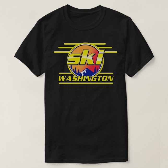 Ski Washington T-Shirt (Design vorne)