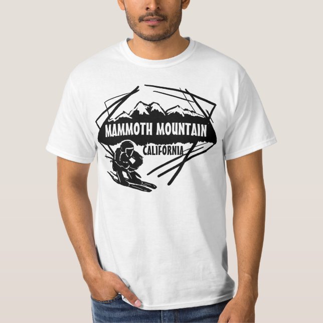 Ski-Wertt-stück Mammoth Mountain Kalifornien T-Shirt (Vorderseite)