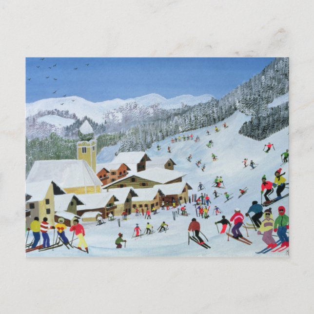 Ski Whizzz! 1991 Postkarte (Vorderseite)