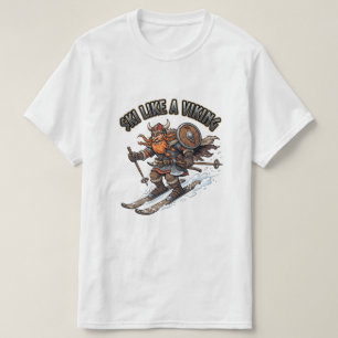 Ski wie ein Wikinger T-Shirt