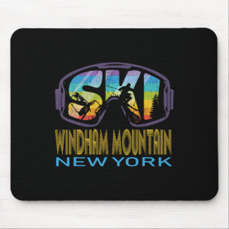 Ski Windham Mountain New York Skiing Vacation Mousepad