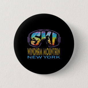 Ski Windham Mountain New York Skiurlaub Button