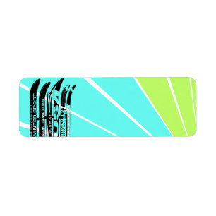 Ski-Winter-Sport-Aufkleber
