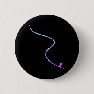 Ski Winter Sports Skiing Skier Button