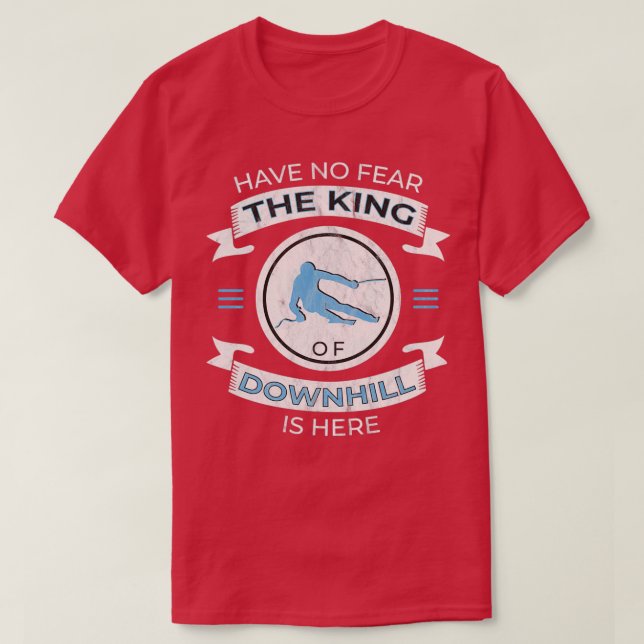 Ski Wintersport Ski Downhill Skilehrer C T-Shirt (Design vorne)