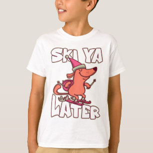 Ski Ya Later Alpine Après-Ski Skifahrer Skifahren T-Shirt