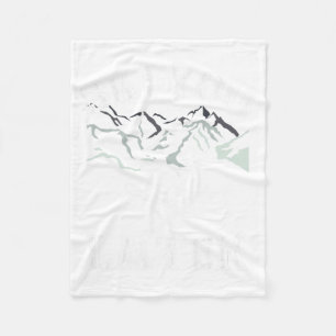 Ski You Later Outdoor-Schnee-Abenteuer Skifahren Fleecedecke