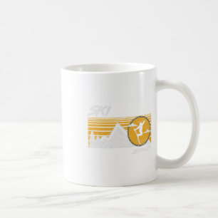 Ski Zermatt Schweiz Retro-Skiing-T-Shirt Kaffeetasse