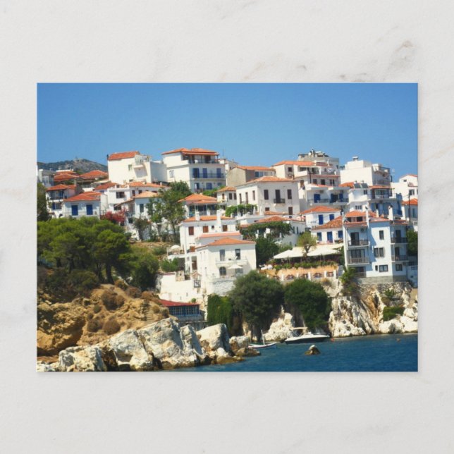 Skiathos, Griechenland Postkarte (Vorderseite)